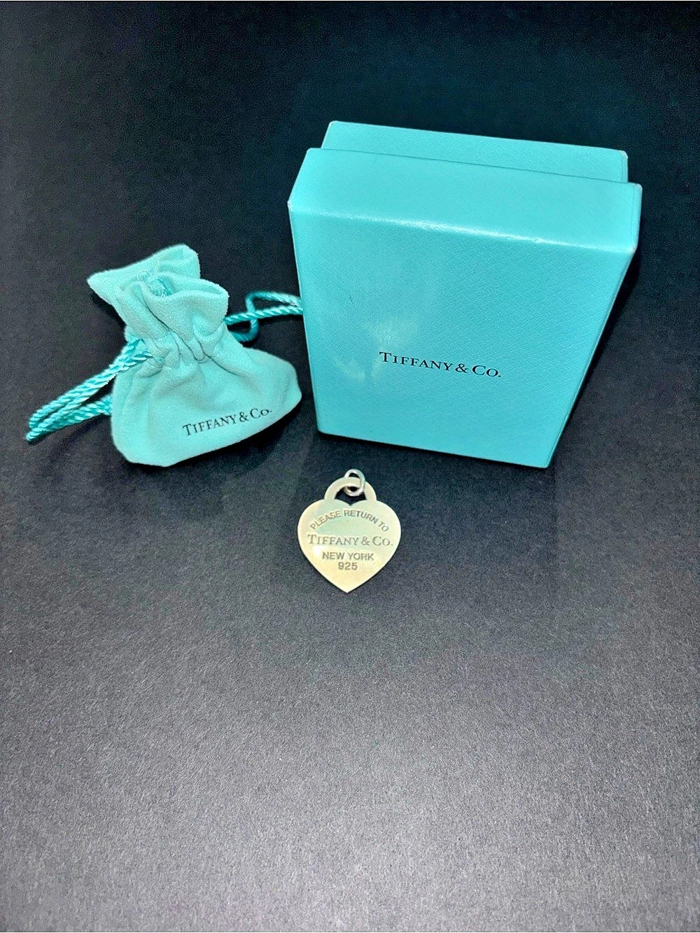 Tiffany & Co. Return to Tiffany Heart Tag Pendant. Heart Pendant Silver